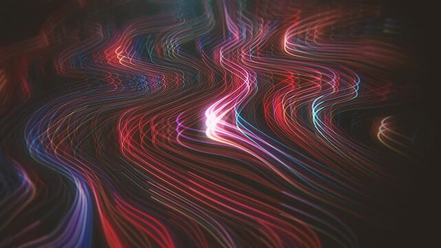Abstract Swirling lines Network Background
Abstract background with flowing and swirling computer electronics strings and lines