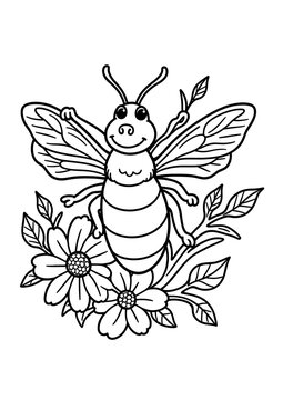 bee and flower