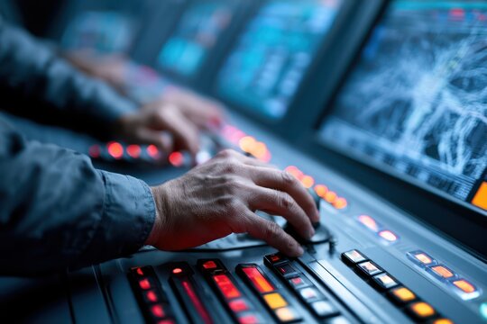 Metro control panels and data screens