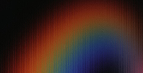 Fototapeta premium Moody Spectrum Light Leak Abstract Background with Vertical Lines Pattern and Heavy Grain Noise Texture