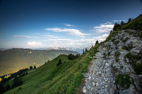 Germany, Bavaria, Allgaeu, Gruenten mountain, Peak of Gr&uuml;nten near Immenstadt