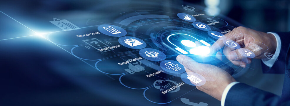 Helpdesk agent solving tickets on a mobile phone for global Customer service across a connected world map, tracking live chat metrics on a bright Virtual screen to deliver faster responses.