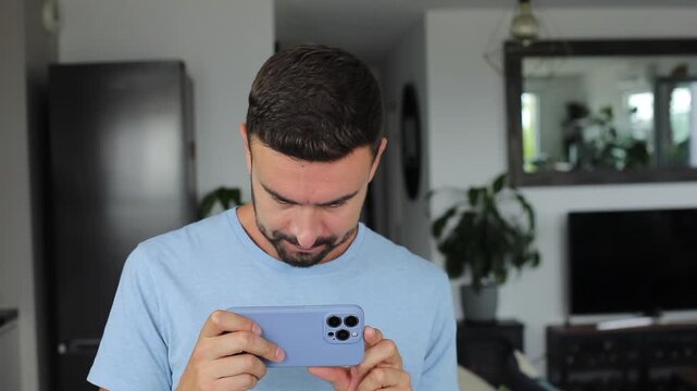 Man taking pics after noticing something incredible 