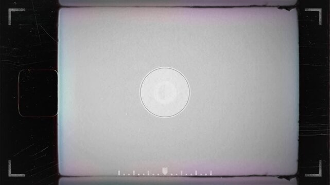 Vintage Super 8 Film Frame Viewfinder Camera Overlay Seamless Loop
