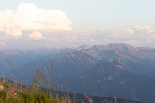 Germany, Bavaria, Allgaeu, Gruenten mountain, Peak of "Gr&uuml;nten" near Immenstadt