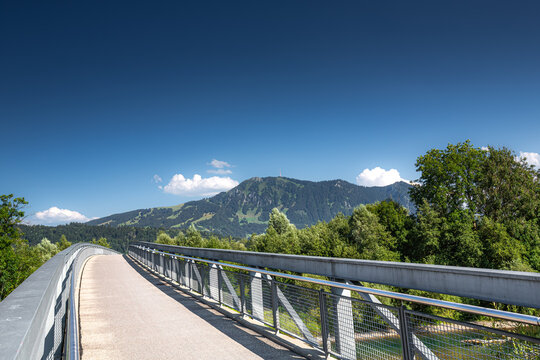 Germany, Bavaria, Allgaeu, Gruenten mountain, Peak of "Gr&uuml;nten" near Immenstadt