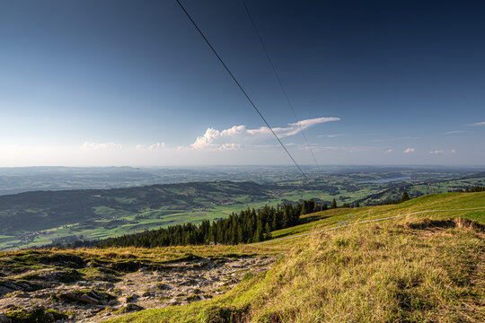 Germany, Bavaria, Allgaeu, Gruenten mountain, Peak of "Gr&uuml;nten" near Immenstadt