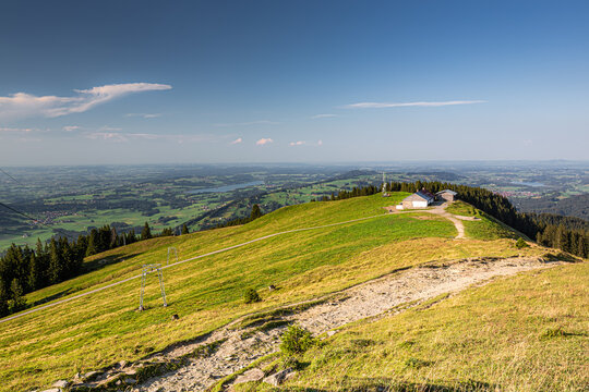 Germany, Bavaria, Allgaeu, Gruenten mountain, Peak of "Gr&uuml;nten" near Immenstadt
