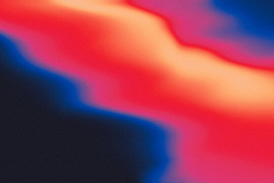 Abstract thermal gradient background, liquid flow wallpaper with grain texture, heatmap soft neon color transition