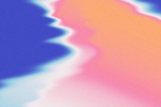 Abstract aura pastel gradient background, melted fluid waves wallpaper with grain texture, liquid soft color transition