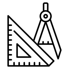 Naklejka premium Geometry Icon