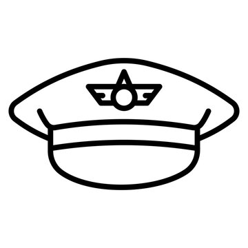 Pilot Hat Icon
