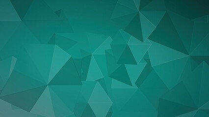 Fototapeta premium Abstract Geometric Pattern with Teal Triangles