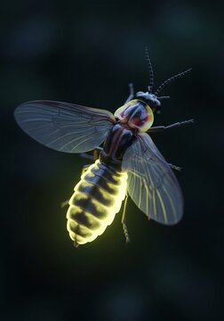 闇夜に灯る、幻想の羽ばたき