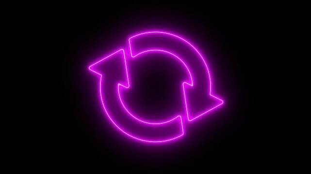 Circle arrows. Circular process, rotate infographic element. Round step loop, sync loading network, system, integration, operation, cycleway, turnaround