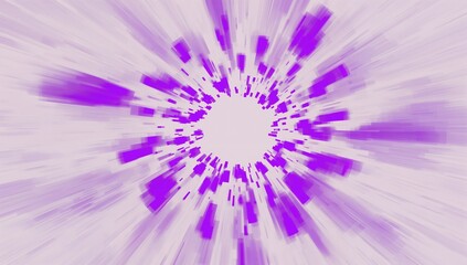 Obraz premium Abstract Purple Burst Background with Radial Lines on Light Surface