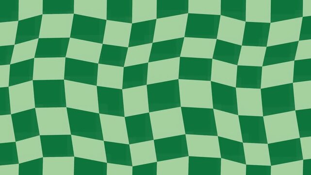 Wavy Green Checker Pattern, Green Checkered Background graphic.