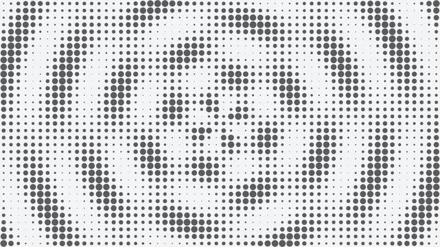 Light gradient halftone dot grunge wide abstract background