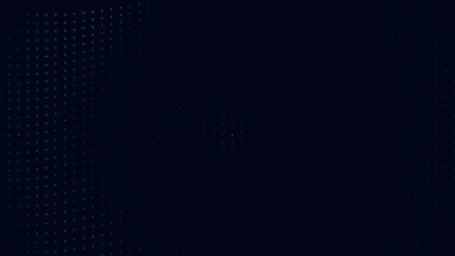 Abstract digital particle wave. Futuristic point wave graphic. Technology vector background.