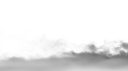 Clouds drift softly across the sky, creating varying shades of gray against the bright backdrop at midday in a tranquil setting © Liubov