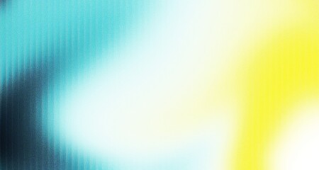 Bright cyan, yellow white and black abstract glass fractal background, dreamy noisy effect texture, glowing digital banner, header, backdrop design © Graphics-workshop