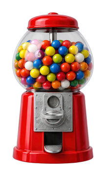 PNG Colorful vintage gumball machine