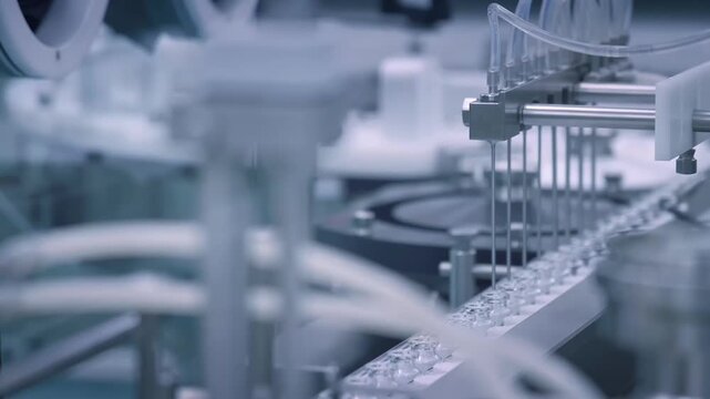  Vaccine Manufacturing Plant 4K Pharmaceutical Factory