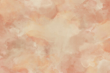 Fototapeta premium Terracotta and Sand Watercolor Abstract Background Texture