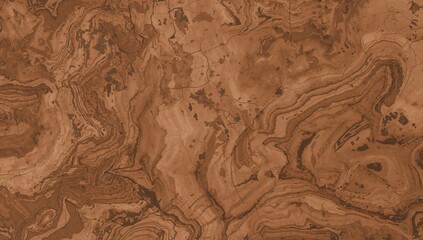 Fototapeta premium Brown Marble Texture with Organic Patterns and Earthy Tones