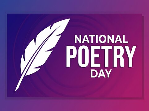 National Poetry Day Honors Verse With Elegant White Feather Quill