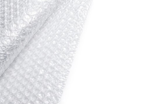 Bubble Wrap Texture Isolated on White Background