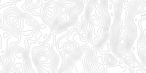 Black and white lines seamless Topographic map patterns, topography line map. Vintage outdoors style. The stylized height of the topographic map contour in lines and contours isolated on transparent. © armans
