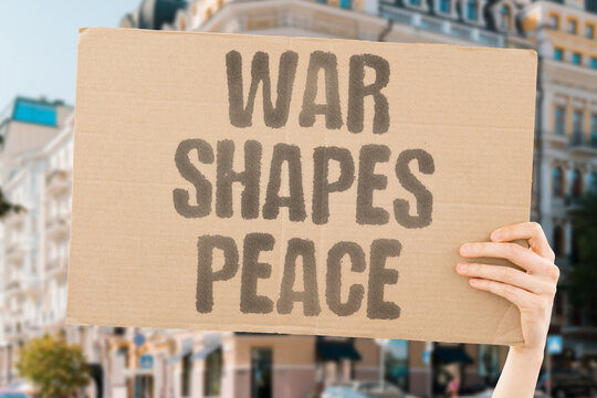 "War Shapes Peace" Conflict is redefining the terms of future stability. CONFLICT. PEACE. LESSON. ORDER. ARCHITECTURE.