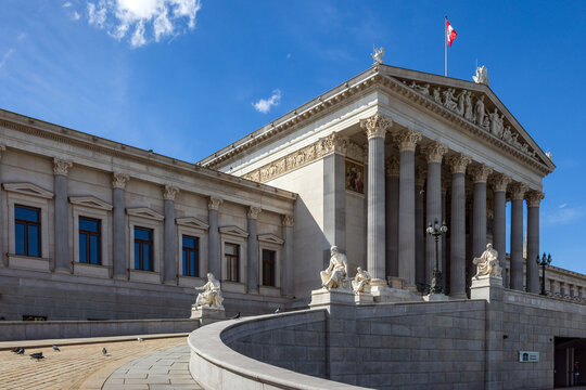 Austrian Parliament Building, Vienna, Austria