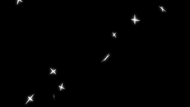 Twinkling Sparkle VFX Overlay (Transparent)