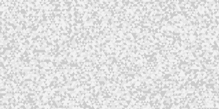 Abstract geometric wall tile and metal cube background triangle wallpaper. Seamless geometric pattern low polygon backdrop background. Gray diamond overlap polygonal background.