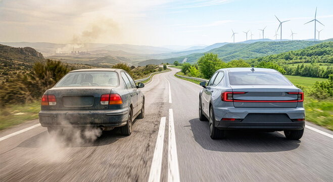 gas vs electric car