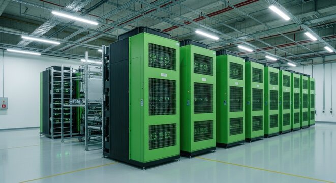 Green Energy Powered Data Center Racks