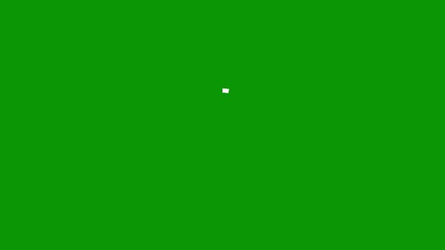 Abstract loading spinners on green and black background with subtle motion for web design and technology concepts