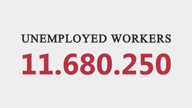  4K Ultra High Unemployed Workers Number US