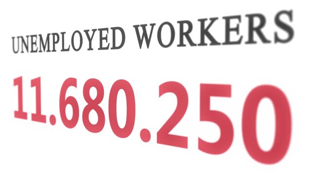  4K Ultra High Unemployed Workers Number US