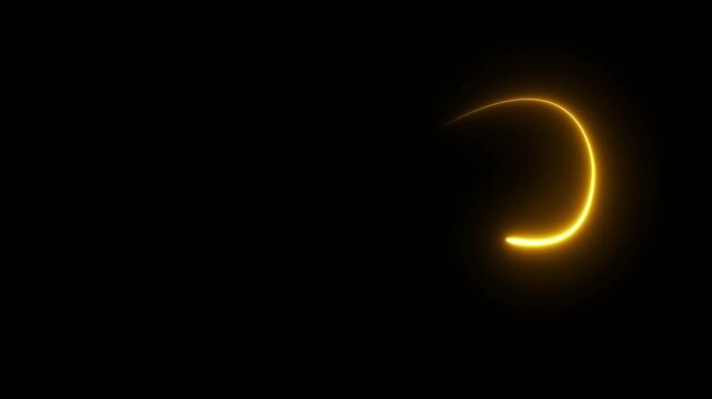 Glowing infinity sign seamless loop animation idea .Eternity concept. Mathematical symbol Infinity symbol appears. Animation of 4k video. 