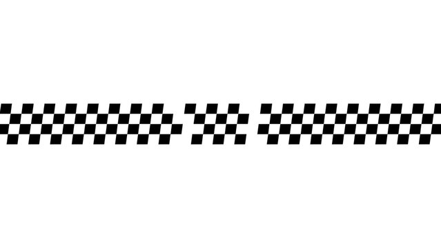 Racing checkered flag pattern with white space for copy during a competition