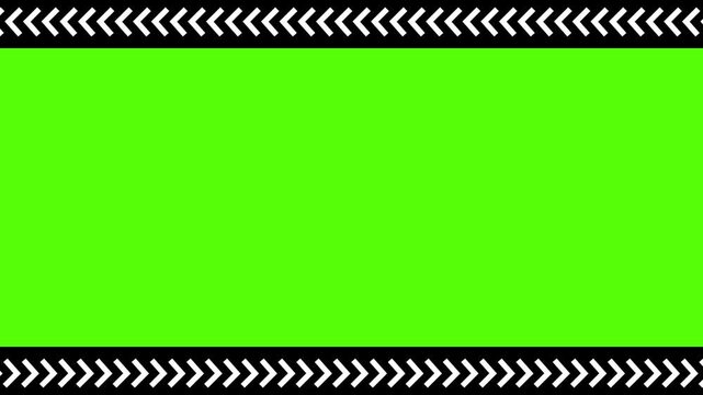 animated construction warning border frame with industrial hazard chevron stripes on black background 4k,under construction background with hazard stripes animation video