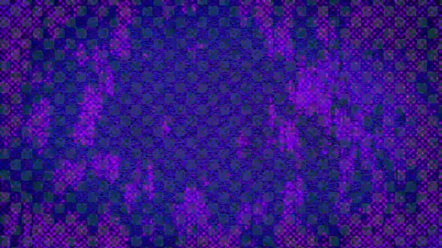 Vintage Halftone Screen Print Noise Glitch Motion Graphic Background