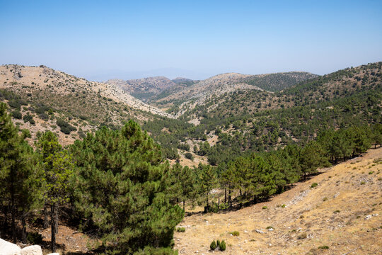 View of the Sierra Espu&ntilde;a Natural Park, Region of Murcia, Spain

