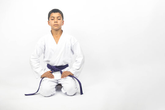Pre Teen Karate Boy