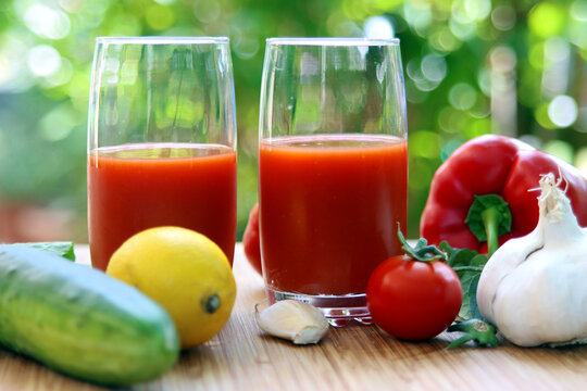 Eine kalte Gazpacho f&uuml;r die hei&szlig;en Tage