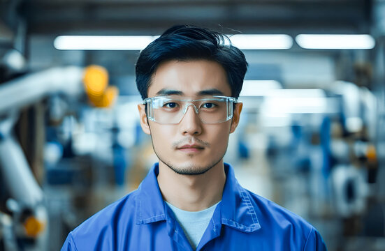 A man working at an auto repair shop