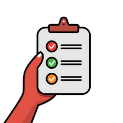 Obraz premium vector illustration of a clipboard
